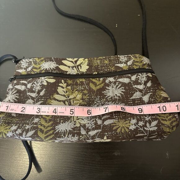Maruca Designs Crossbody Leaf Pattern Boulder Colorado USA Made - Picture 5 of 5